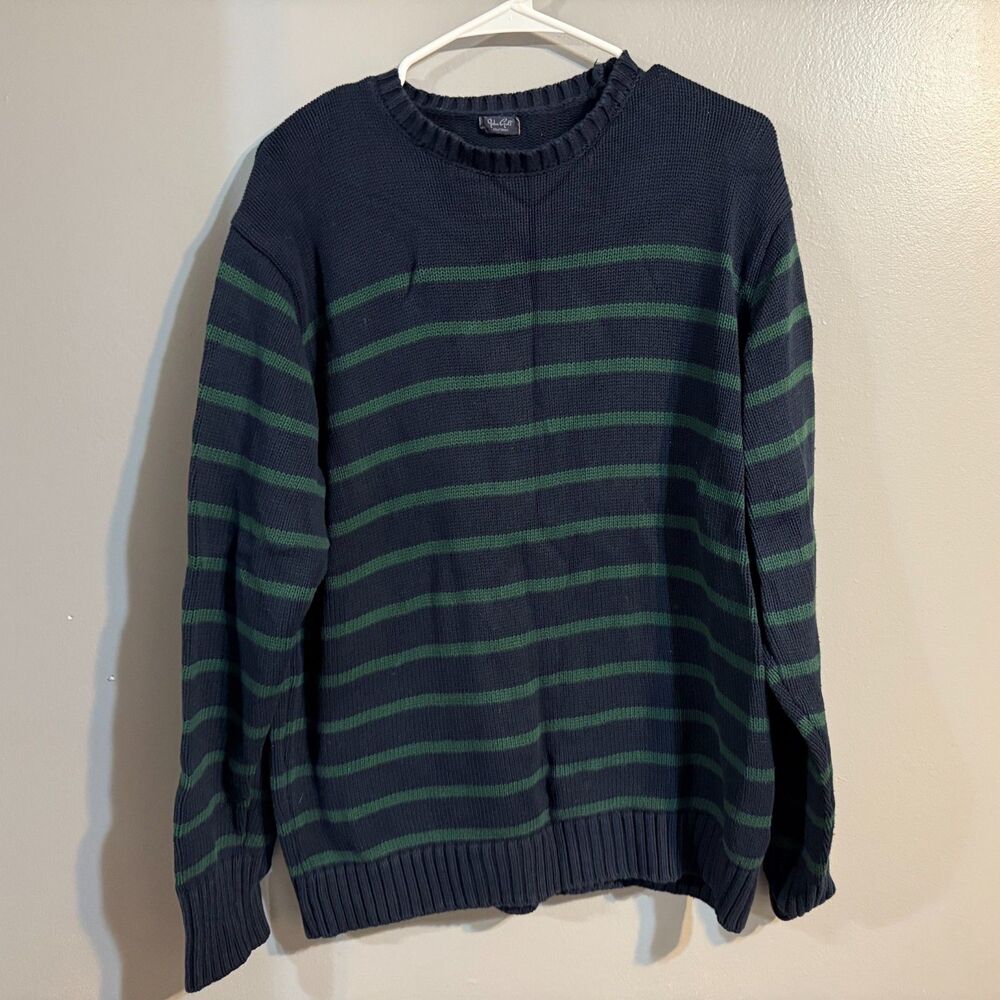 J. Galt / Brandy Melville Brianna Sweater (Green/Navy)